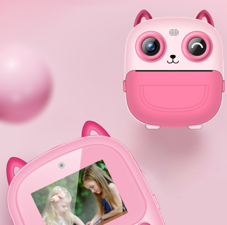 Cámara digital infantil tipo Polaroid con impresión de alta definición, fotografía, grabación de vídeo, disparo instantáneo e impresión instantánea, regalo para niños