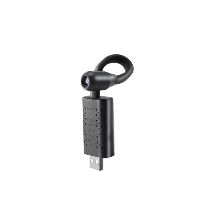Cámara WiFi USB Mini EVKVO HD Inteligente – Cámara IP de Vigilancia en Tiempo Real con Detección de Personas mediante IA, Grabación en Bucle y Soporte para Tarjetas de hasta 64 GB