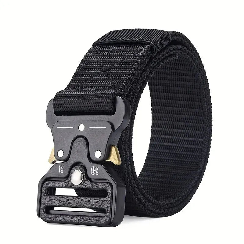 Cinturón multifunción para hombre y mujer con brújula, cinturón outdoor de alta calidad de lona y nailon, cinturón deportivo neutro para vaqueros.