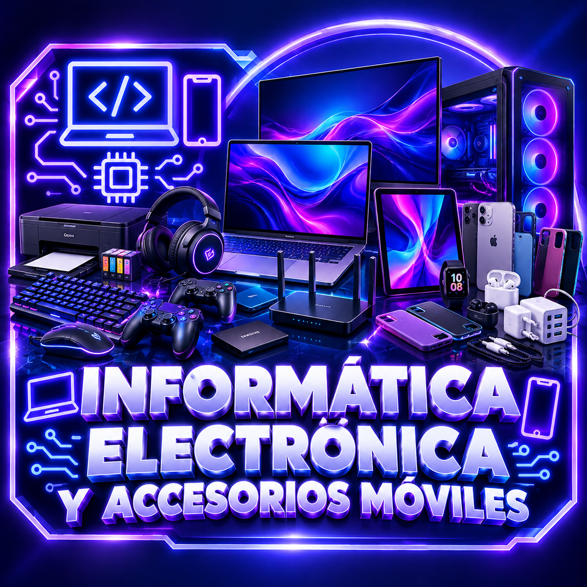 INFORMÁTICA, ELECTRÓNICA & ACCESORIOS MOVILES