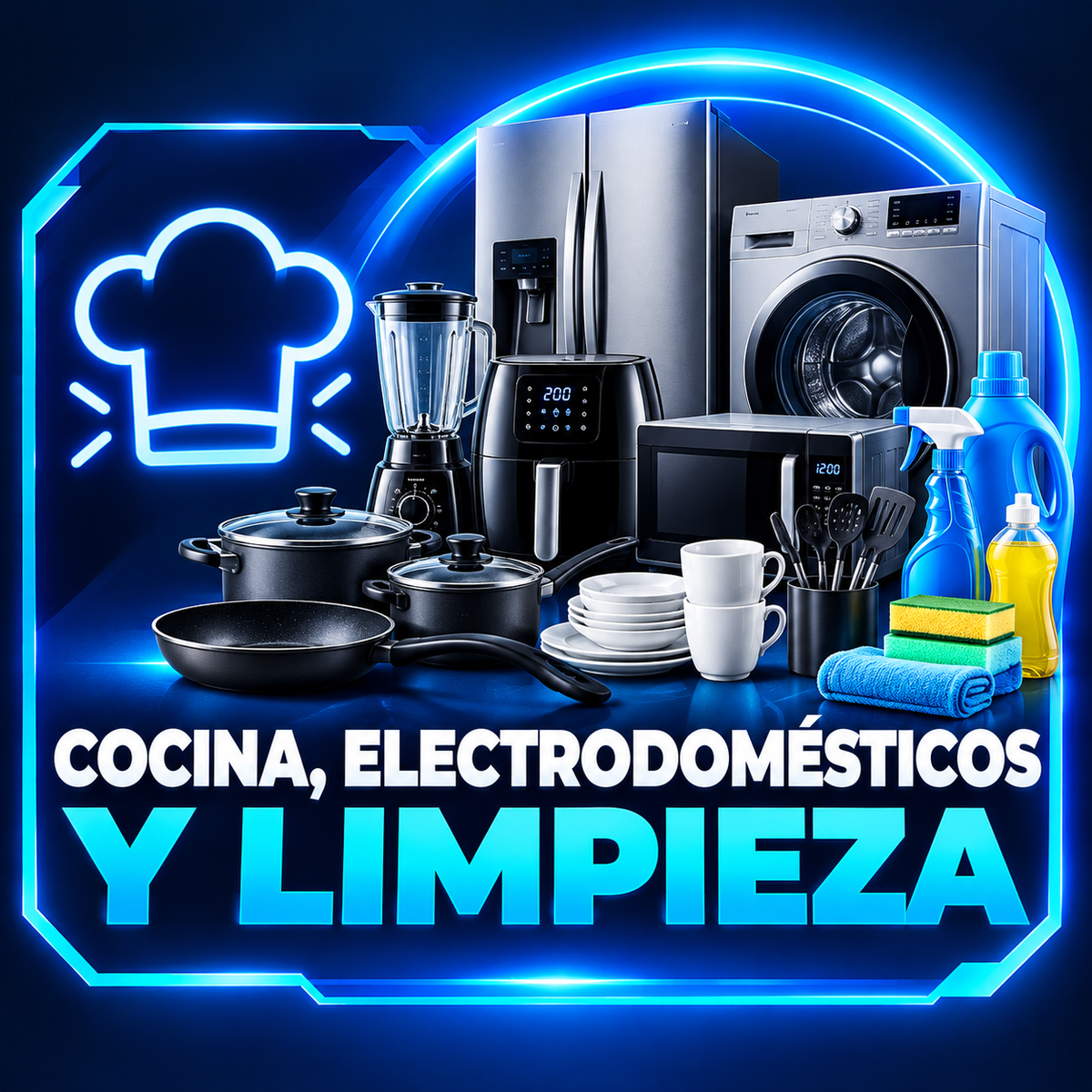 COCINA, ELECTRODOMESTICOS Y LIMPIEZA