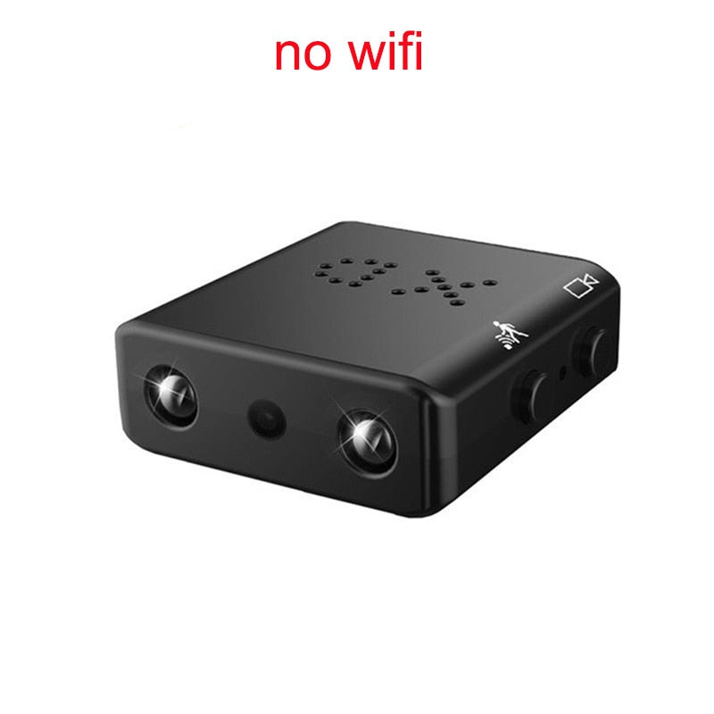 Mini Cámara Full HD 1080P para Seguridad del Hogar – Videocámara Micro con Visión Nocturna, Detección de Movimiento, Grabación de Vídeo y Voz