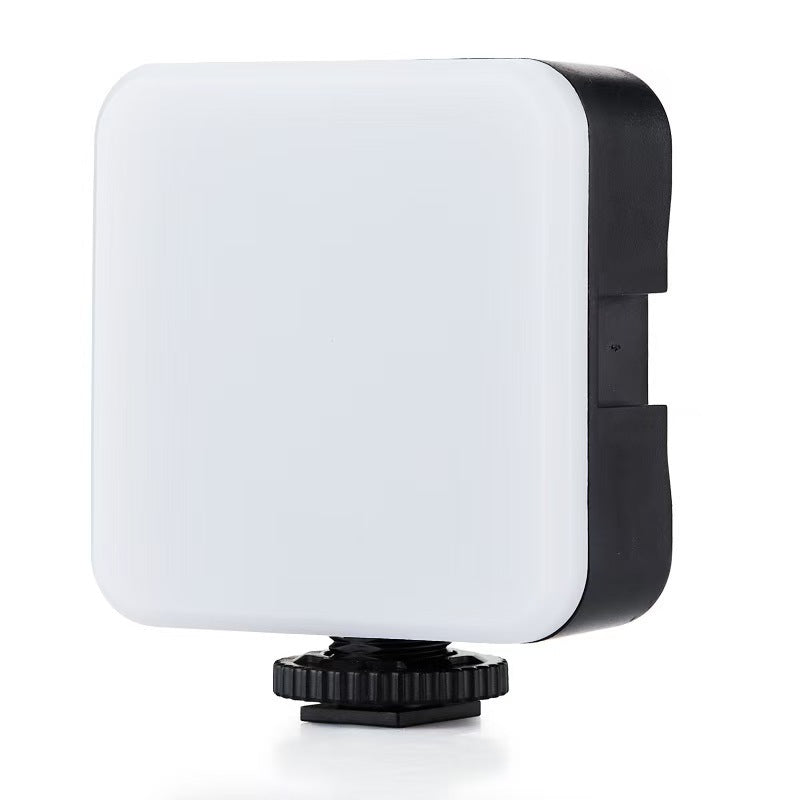 Luz de relleno de bolsillo de belleza para escritorio con patas/trípode y set de micrófono, lámpara de conferencias para cámara réflex y fotografía de mano con micrófono.