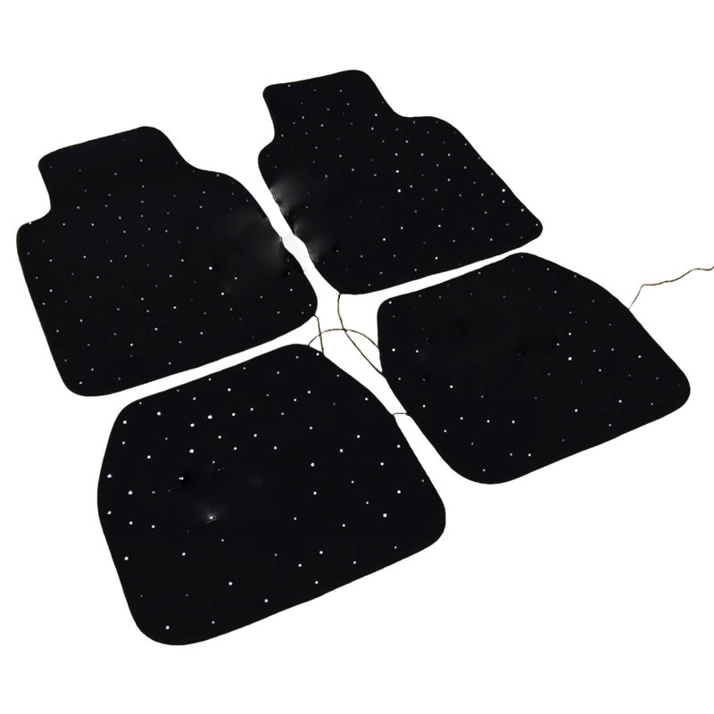 Alfombrilla para coche con fibra óptica Starlight