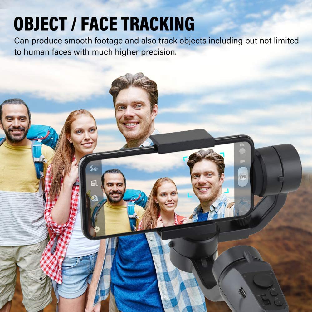 Estabilizador de mano de tres ejes F6 para teléfonos móviles, gimbal inteligente con antivibración y soporte para transmisiones en vivo en exteriores.