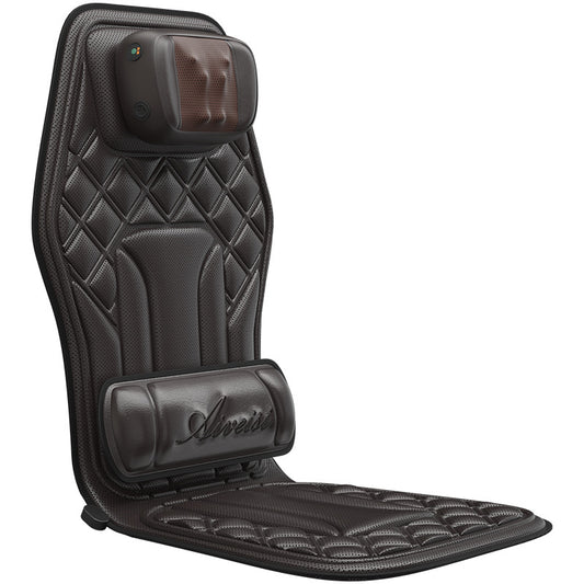 Cojín de masaje cervical multifuncional para coche y hogar con calefacción, vibración y masaje para cuello y espalda
