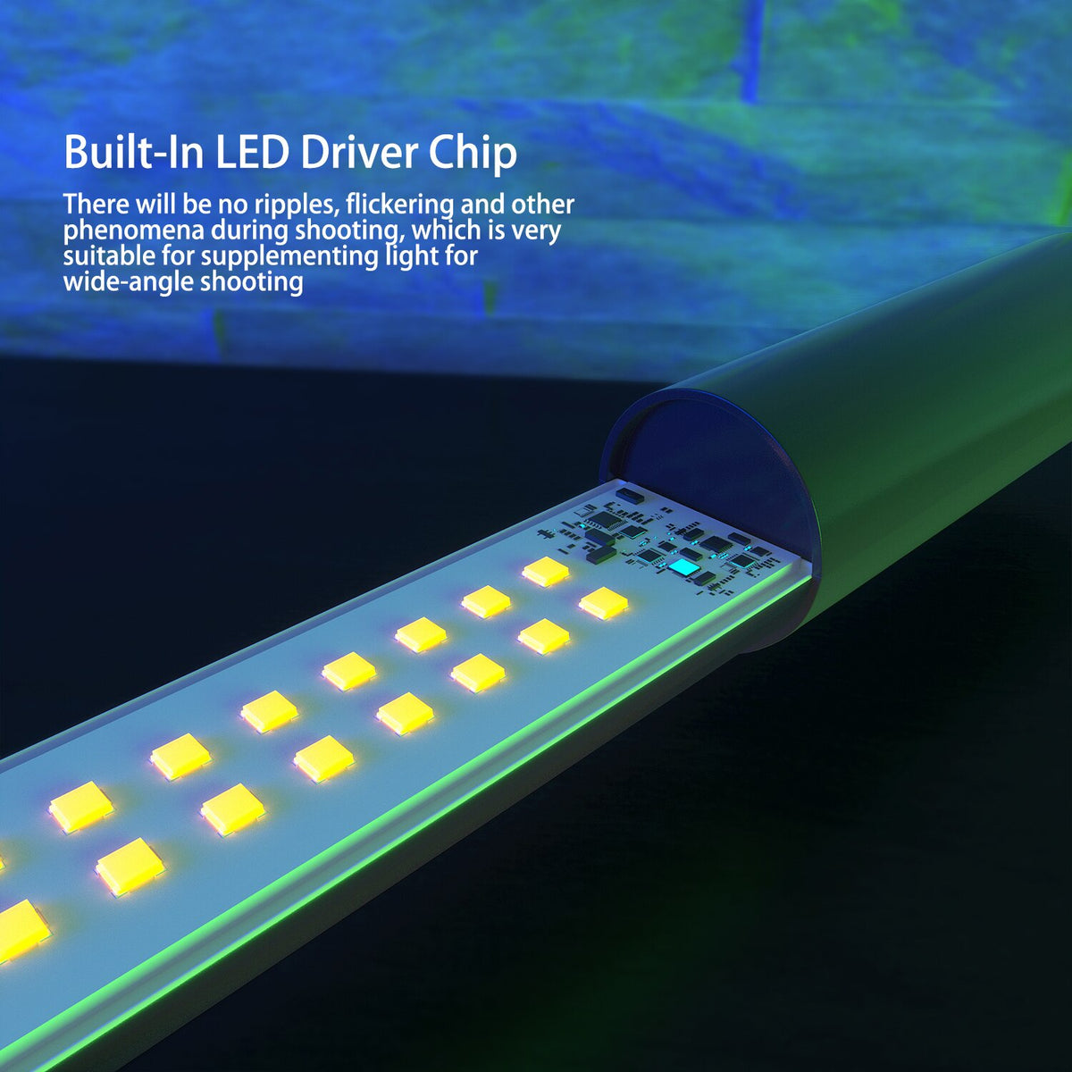 Barra de luz LED RGB multicolor de relleno, portátil y de mano, 3200 K–5600 K, luz LED para fotografía y grabación