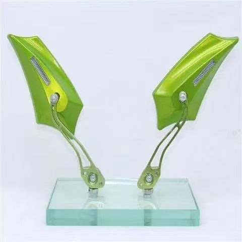 Espejo retrovisor universal de aleación de aluminio para motocicleta y vehículo eléctrico, rosca derecha de 8 mm, venta al por mayor