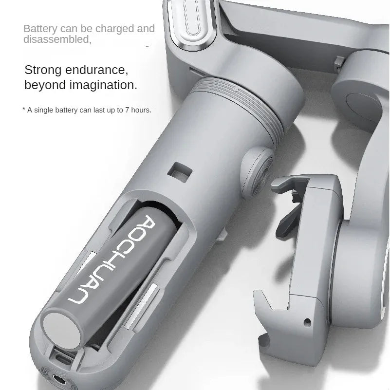 Estabilizador de Tres Ejes XPro para Teléfono Móvil – Gimbal Antivibración para Vídeos Cortos de TikTok, Vlogs, Grabaciones Portátiles y Retransmisiones en Directo