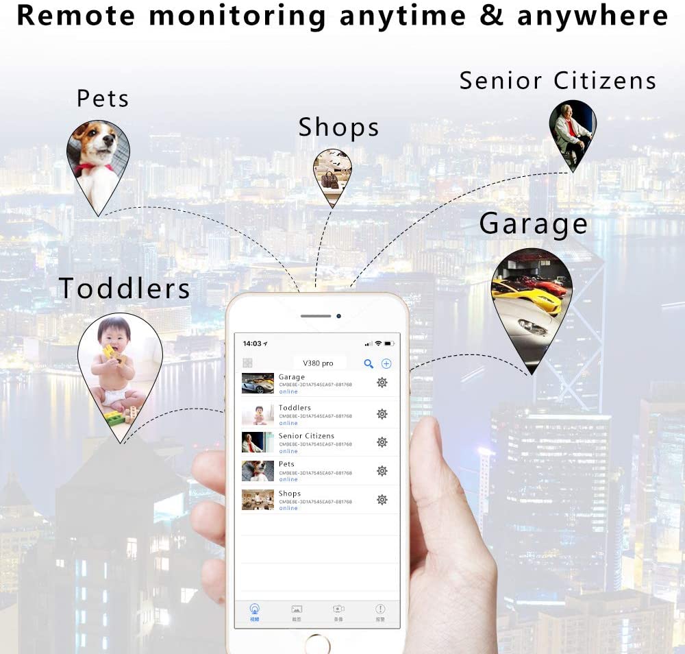 Cámara WiFi USB Mini EVKVO HD Inteligente – Cámara IP de Vigilancia en Tiempo Real con Detección de Personas mediante IA, Grabación en Bucle y Soporte para Tarjetas de hasta 64 GB