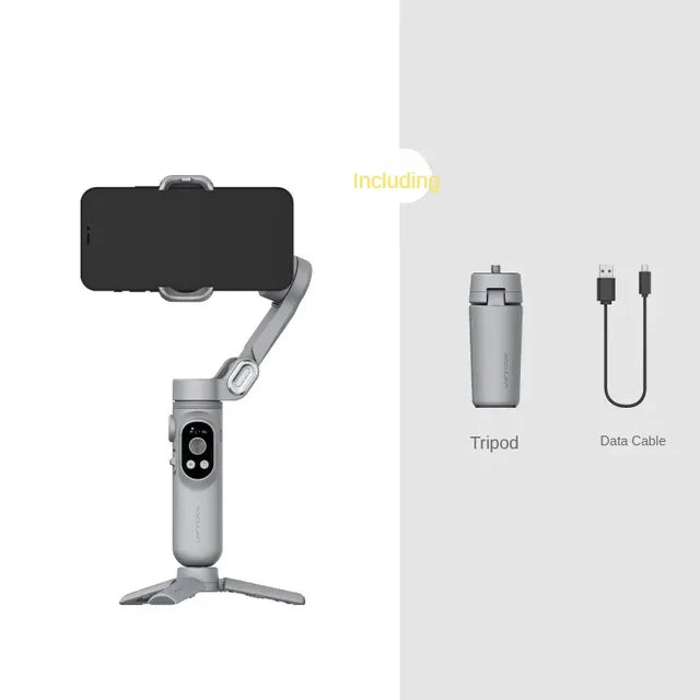 Estabilizador de Tres Ejes XPro para Teléfono Móvil – Gimbal Antivibración para Vídeos Cortos de TikTok, Vlogs, Grabaciones Portátiles y Retransmisiones en Directo