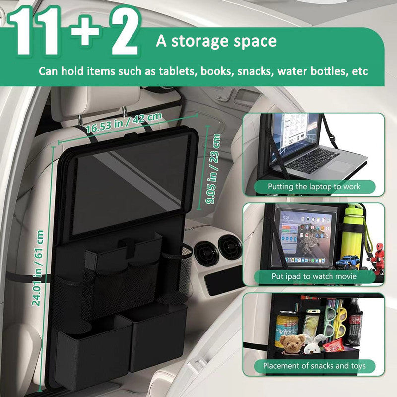 Bolsa de almacenamiento para asiento de coche, bolsa organizadora para respaldo del asiento