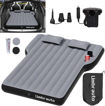 Colchón inflable reforzado Umbrauto para camping en coche y SUV Tesla Model Y, color gris