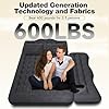 Colchón inflable para asiento trasero del coche: cama de camping para vehículos todoterreno, adecuada para camiones y furgonetas, acolchada y de doble cara para viajes