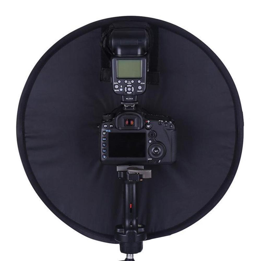 Nuevo softbox de anillo para flash, difusor redondo y plegable de luz suave para cámara.