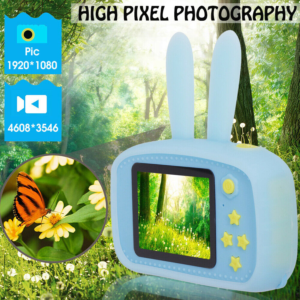 Cámara Digital Infantil para Hacer Fotos – Cámara Portátil Full HD 1080P con Pantalla LCD de 2 Pulgadas, Cámara de Vídeo para Niños, Aprendizaje y Estudio