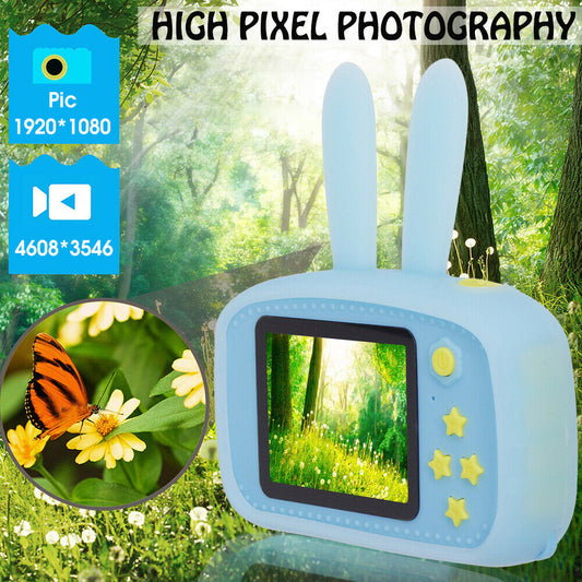 Cámara Digital Infantil para Hacer Fotos – Cámara Portátil Full HD 1080P con Pantalla LCD de 2 Pulgadas, Cámara de Vídeo para Niños, Aprendizaje y Estudio