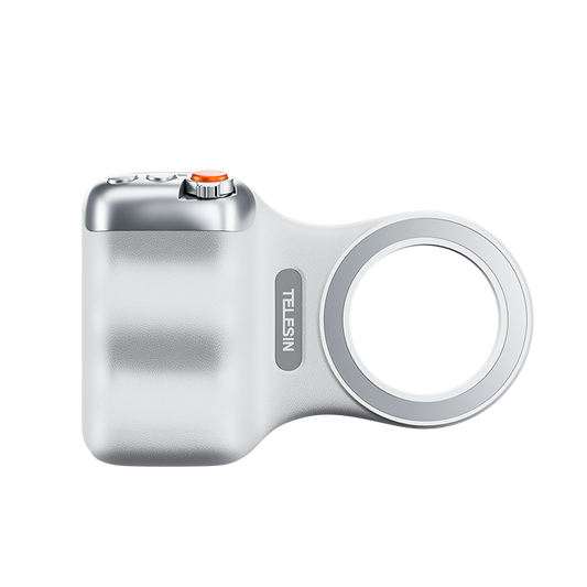 Empuñadura fotográfica divertida compatible con MagSafe: Estabilizador Bluetooth inalámbrico con certificación MFi para tomas sin vibraciones.