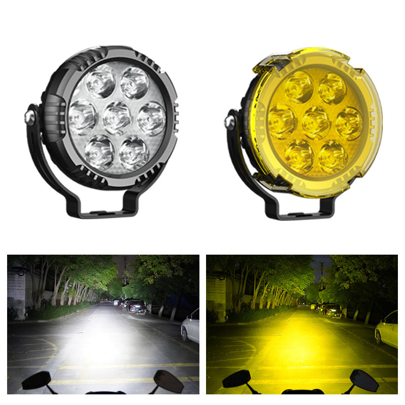 Focos LED modificados para coche