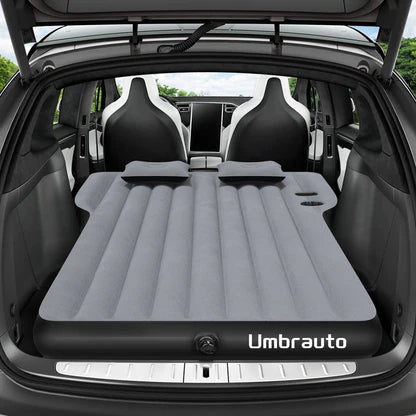 Colchón inflable reforzado Umbrauto para camping en coche y SUV Tesla Model Y, color gris