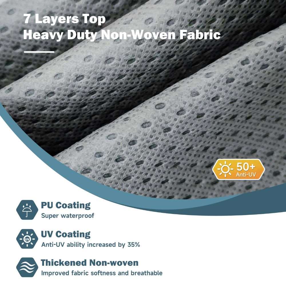 Funda para caravana Umbrauto de 7 capas, impermeable, color gris