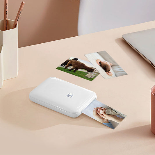 Mini Impresora Fotográfica Portátil MT53 Bluetooth – Impresora de Bolsillo Inalámbrica Compacta para Fotos a Color, Hogar y Regalo