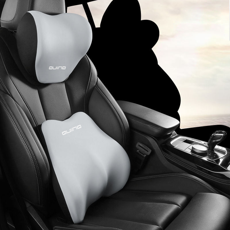 Set de almohada cervical para reposacabezas y soporte lumbar para coche