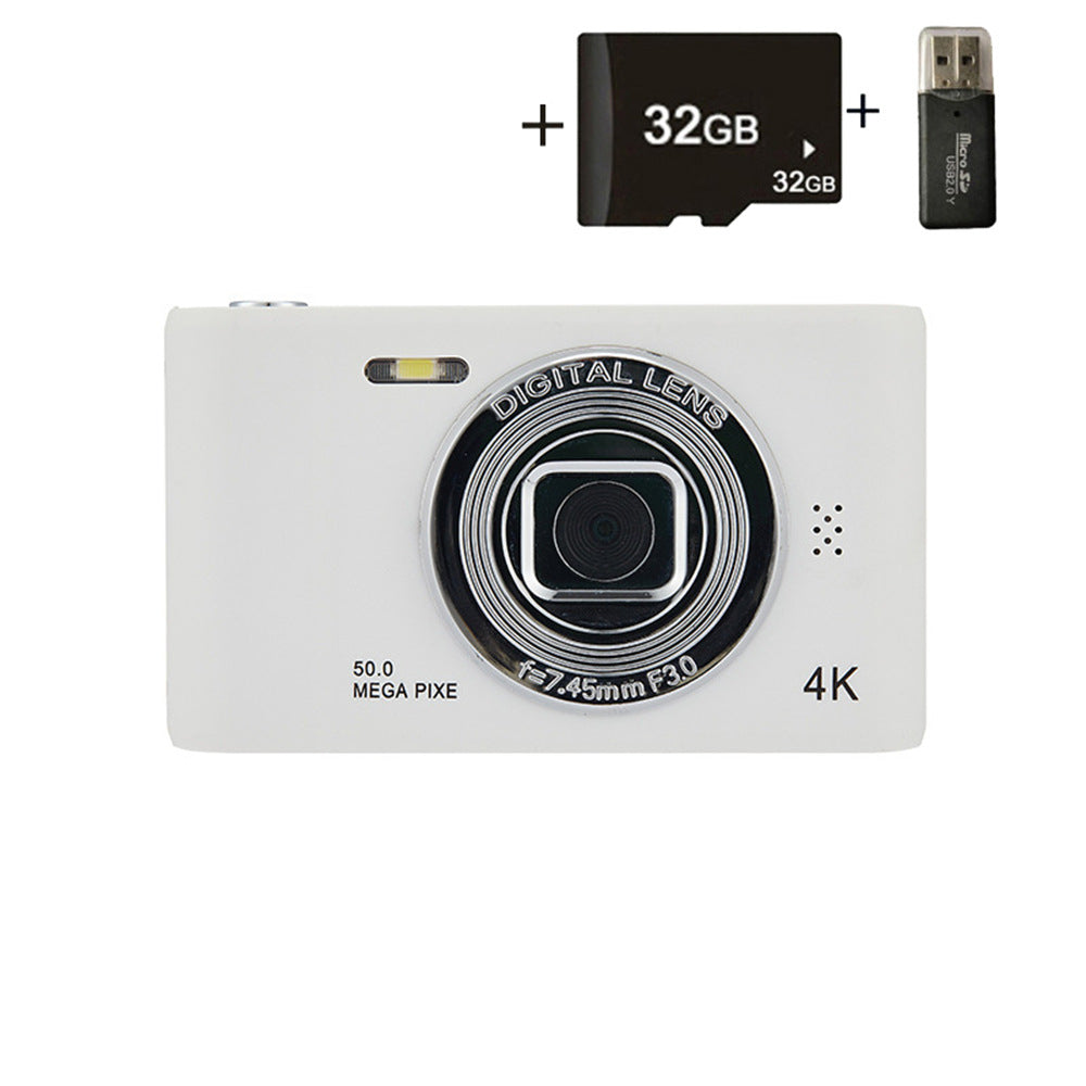 Cámara Digital Retro HD D04 – Cámara CCD Portátil y Compacta para Uso Escolar