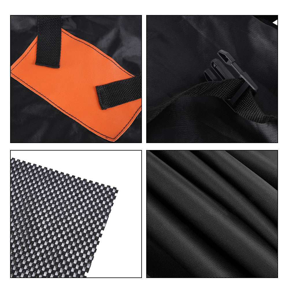 Bolsa de techo para coche, tela Oxford 420D reforzada, impermeable y con protección solar, bolsa de almacenamiento de equipaje para camping y exteriores.