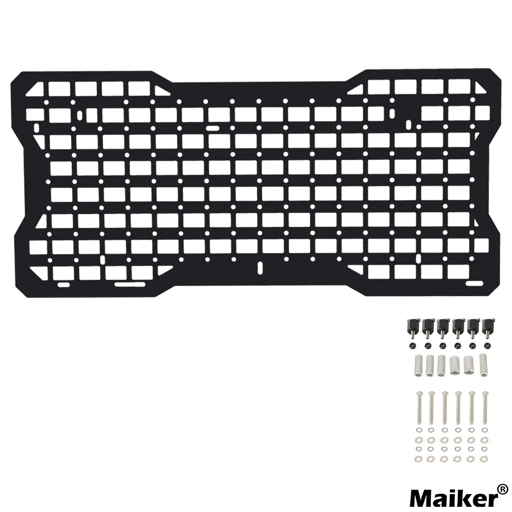 Panel táctico para portón trasero JK y JL con kit de herramientas y organizador, compatible con Jeep Wrangler 2007-2022 JK y JKU