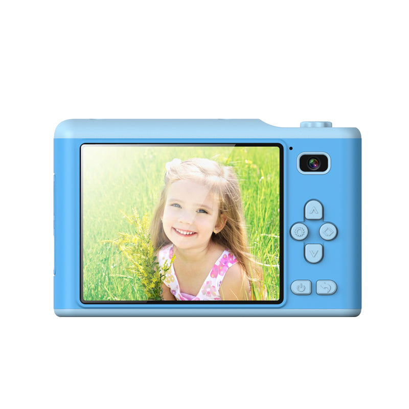 Cámara Digital Infantil HD de 2,8 Pulgadas con Doble Cámara – Mini Cámara Compacta Tipo Réflex para Hacer Fotos, Juguete Educativo y Regalo