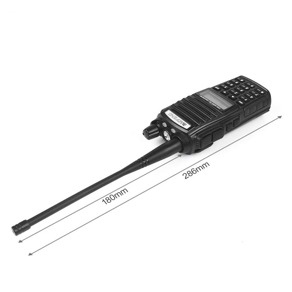 Walkie Talkie Baofeng UV-82 de Doble Banda y Alta Potencia – Radio Bidireccional para Conducción y Actividades al Aire Libre