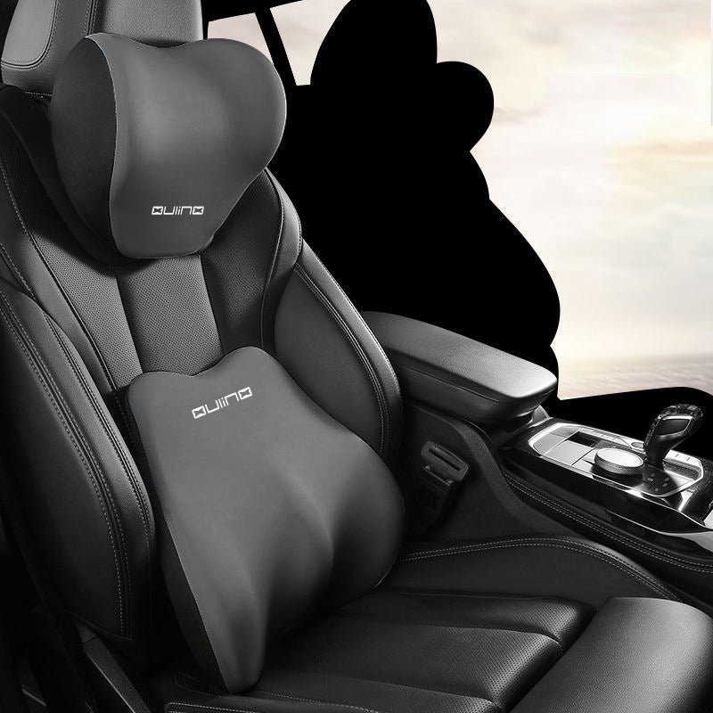 Set de almohada cervical para reposacabezas y soporte lumbar para coche