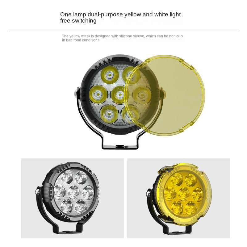 Focos LED modificados para coche