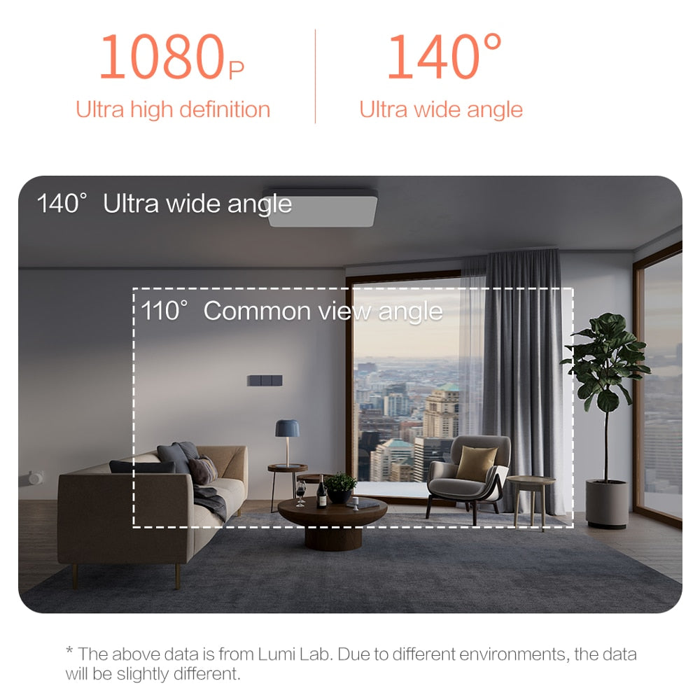 Cámara Inteligente Aqara G2H 1080P HD con Gateway – Visión Nocturna, Control mediante Aplicación Móvil, Compatible con Apple HomeKit, Zigbee y Seguridad para el Hogar, 4 Colores