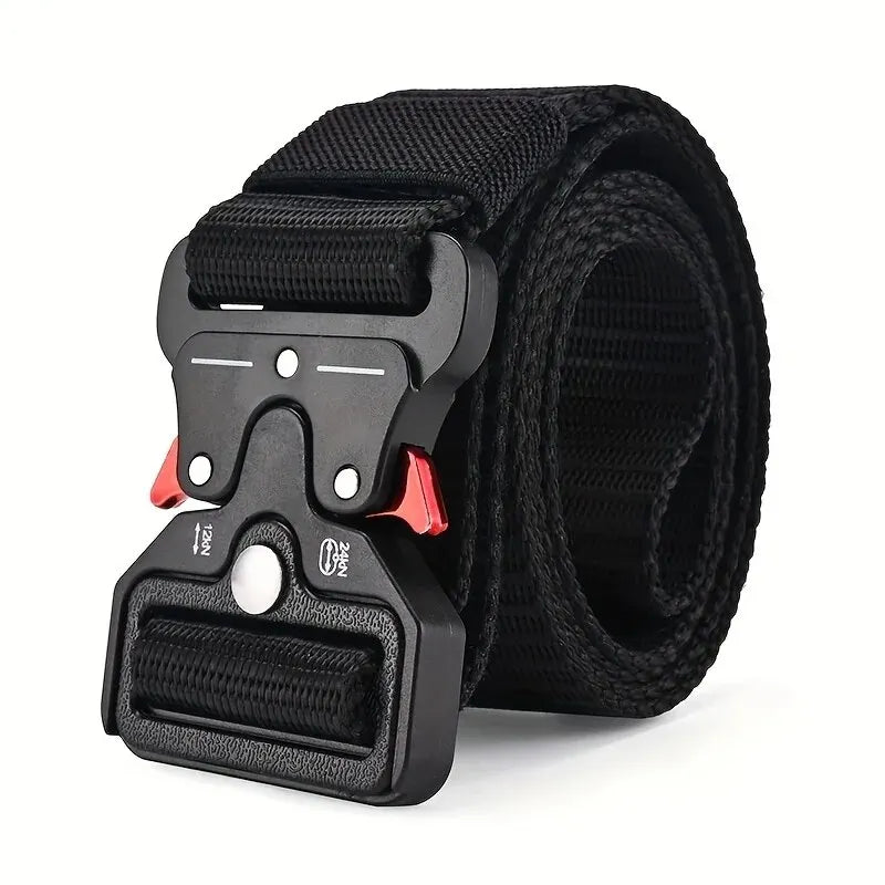Cinturón multifunción para hombre y mujer con brújula, cinturón outdoor de alta calidad de lona y nailon, cinturón deportivo neutro para vaqueros.