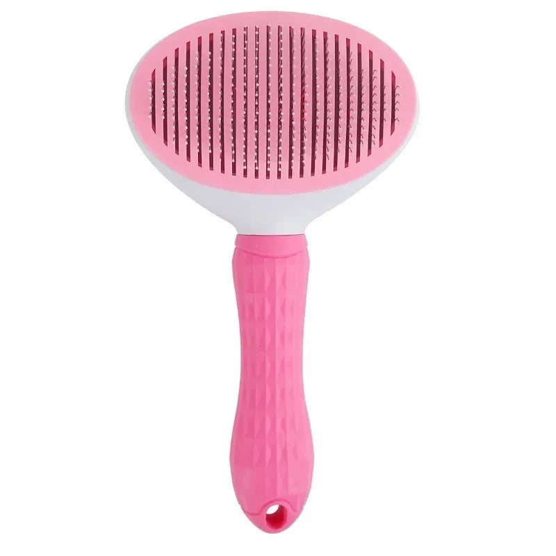 Cepillo para perros y gatos, peine autolimpiante para eliminar el pelo, herramienta de aseo para mascotas, peine desenredante para perros y accesorios para mascotas.
