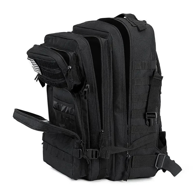 Mochila de escalada para actividades al aire libre con camuflaje para hombre, mochila deportiva de viaje, mochila táctica de gran capacidad para hombre.