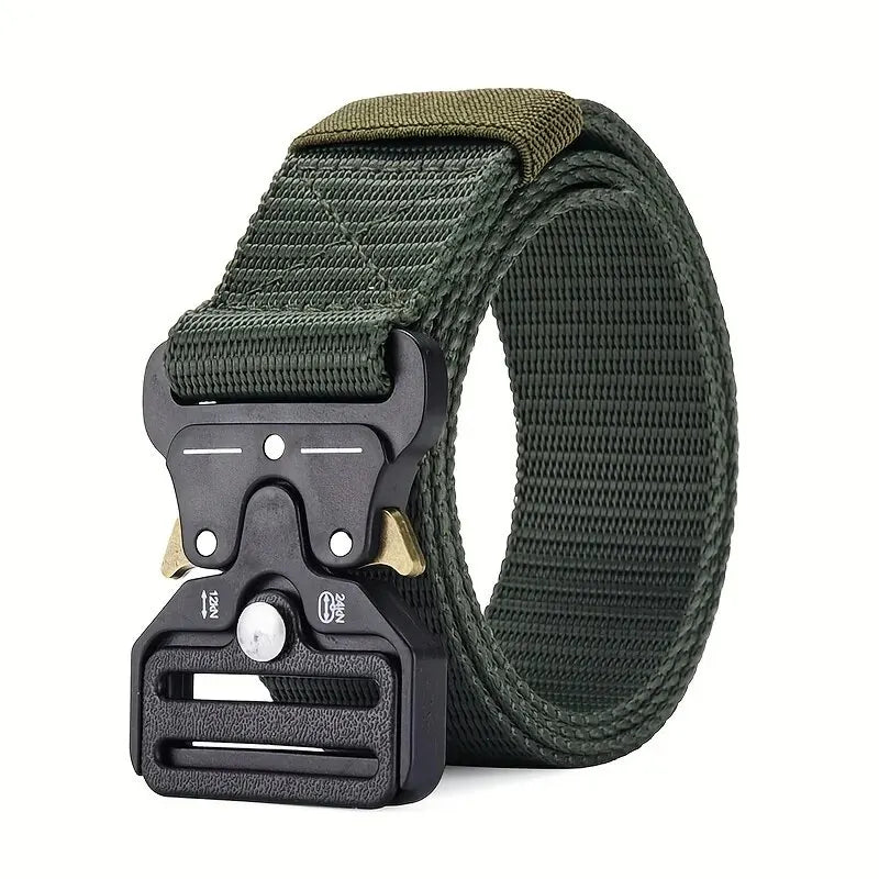 Cinturón multifunción para hombre y mujer con brújula, cinturón outdoor de alta calidad de lona y nailon, cinturón deportivo neutro para vaqueros.