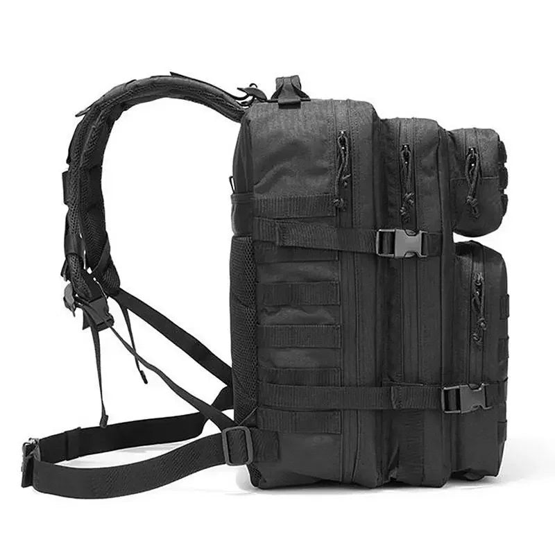 Mochila de escalada para actividades al aire libre con camuflaje para hombre, mochila deportiva de viaje, mochila táctica de gran capacidad para hombre.